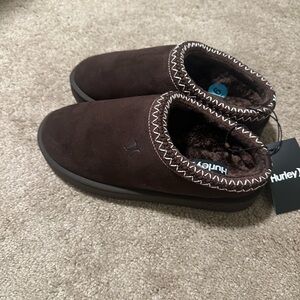 Hurley Dark Brown Slippers